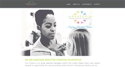 Desktop Screenshot of anastasiafoundation.org