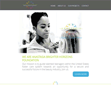 Tablet Screenshot of anastasiafoundation.org