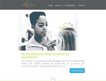 Tablet Screenshot of anastasiafoundation.com